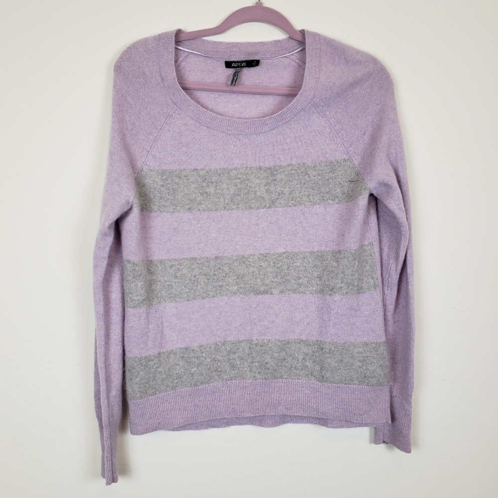 100% cashmere sweater Apt. 9 purple size medium
